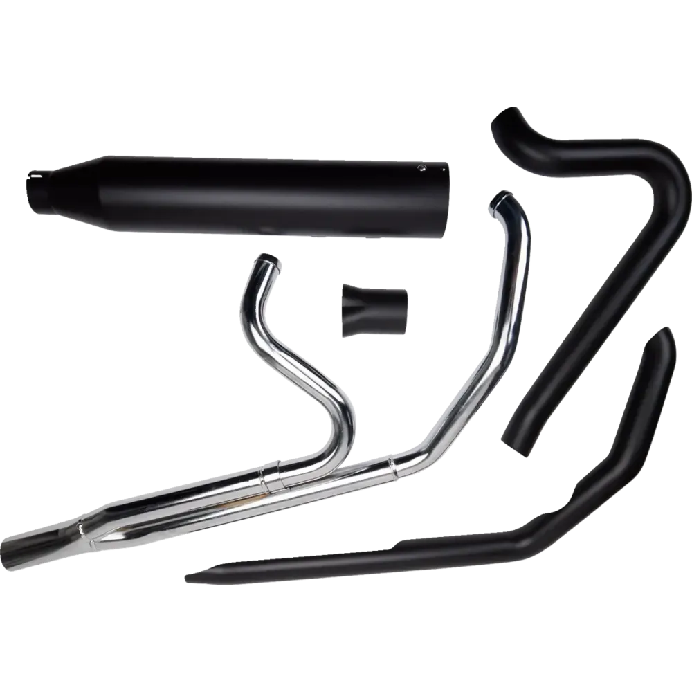 Sistema de escape 2-into-1 Outlaw-SR — silenciador 4.5", Negro