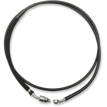 Stainless Steel Hydraulic Clutch Line — 178 cm (70-1/8"), Vinyl-Coat Black