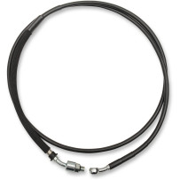Stainless Steel Hydraulic Clutch Line — 178 cm (70-1/8"), Vinyl-Coat Black