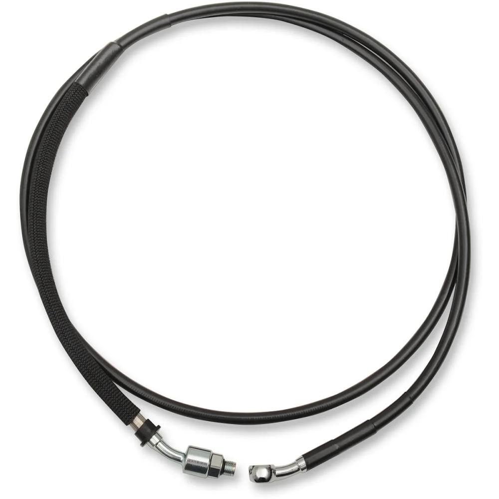 Stainless Steel Hydraulic Clutch Line — 178 cm (70-1/8"), Vinyl-Coat Black