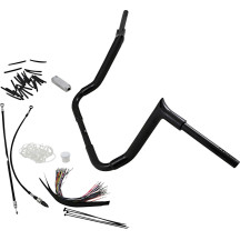 Kit de manillar con punta 1-1/2" EZ de instalación — diámetro 1-1/2" (38 mm), abrazadera 1" (25,4 mm), negro