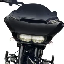 Genesis® 4 Dynamic LED Road Glide® Windshield Trim — HD, Black, Smoke lens, Pair
