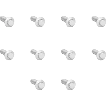 12-Point Rotor Bolt Kit — Stainless steel, Silver