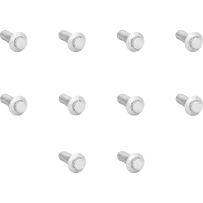 Juego de pernos para rotor de 12 puntas — Acero inoxidable, Plateado