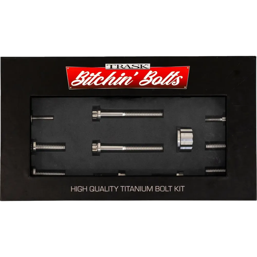 Bitchin' Bolts Peg Mount — Titanium, for M8 models, Silver