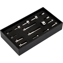 Bitchin' Bolts Peg Mount — Titanium, for M8 models, Silver