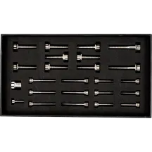 Bitchin' Bolts Transmission — For M8 models, Silver