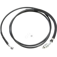 Stainless Steel Hydraulic Clutch Line — 78-1/8" (198.5 cm), Vinyl-Coat Black