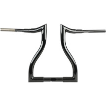 Hammerhead Handlebar — 1-1/2 in diameter, 1-1/4 in clamp, 14 in rise, Black