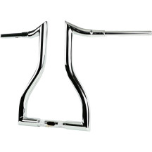 Hammerhead Handlebar — 1-1/2" dia, 1-1/4" clamp, Chrome