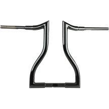 Hammerhead Handlebar — 1-1/2" diameter, 5-1/2" pullback, 16" rise, Black
