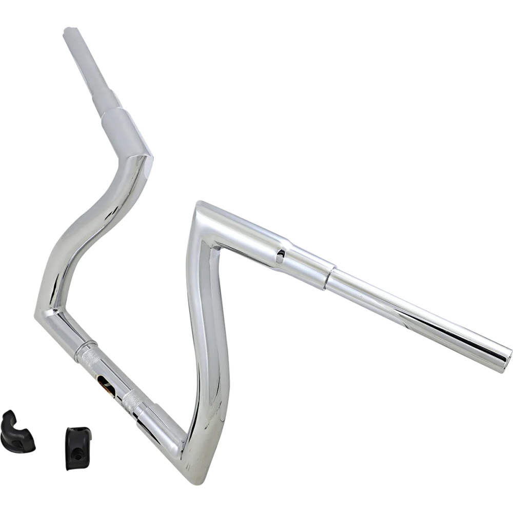 Thresher Handlebar — 38 mm diameter, 77.5 cm width, 11.5 cm pullback, Chrome