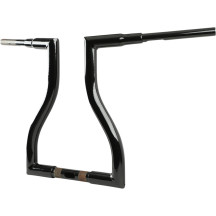 Thresher Handlebar — 1-1/2" (38 mm), 1-1/4" clamp (32 mm), 4-1/2" pullback, Black