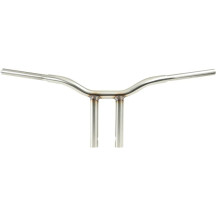 Kage Fighter Welded Straight-Riser Handlebar — 10" rise, 30.5" width, 1-1/4" diameter, Polished