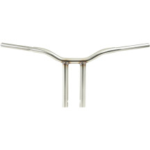 Kage Fighter Welded Straight-Riser Handlebar — 14" rise, 3-1/2" riser c-c, 1-1/4" diameter, Polished