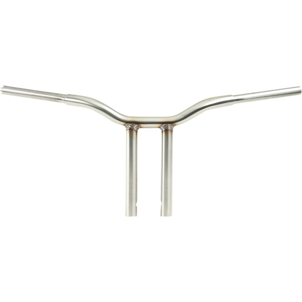 Kage Fighter Welded Straight-Riser Handlebar — 14" rise, 3-1/2" riser c-c, 1-1/4" diameter, Polished