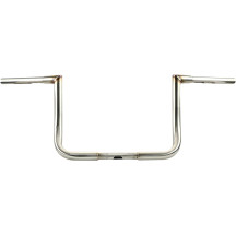 1-1/4" Twin Peaks Touring Handlebar — 10" rise, 33-1/2" width, 5-1/4" pullback