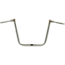 1-1/4" Hefty Twin Peaks Handlebar — 1-1/4" clamping, 13" rise, 34" width, polished