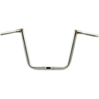 1-1/4" Hefty Twin Peaks Handlebar — 1-1/4" clamping, 13" rise, 34" width, polished