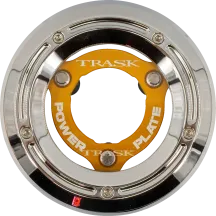 Kit de tapa Derby y Power Plate — hasta 200 HP, Cromo, Dorado