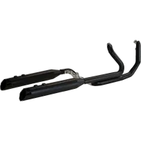 Sistema de escape 2-en-1-en-2 Dominator-SR — silenciador 11,5 cm (4-1/2"), negro