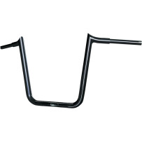 Viking Warrior Handlebar — 1-1/4" clamp, 8" center width, Black gloss