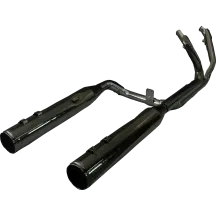 Sistema de escape 2-into-1-into-2 Dominator-SR — silenciador 4-1/2", acabado Eclipse®