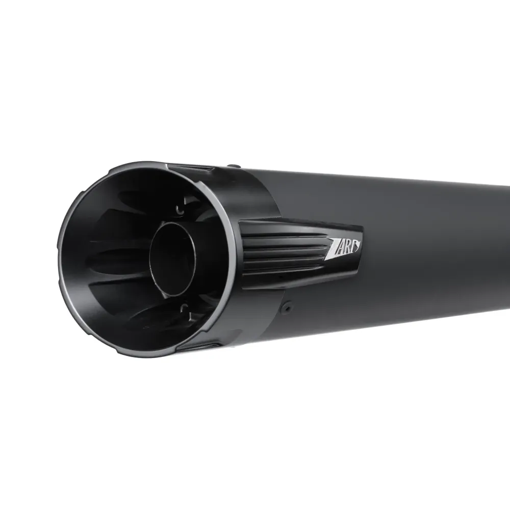 ZARD Full Exhaust System 2:1 H-D TOURINGS E5+ 25+ & RACING — 2:1 system, matte black