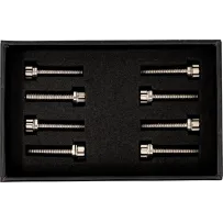 Bitchin' Bolts Bloque de elevador — Para modelos M8, Plateado