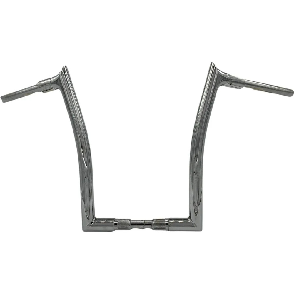 1-1/2" EZ Install Pointed Top Handlebar — 1-1/2" diameter, 1-1/4" clamp, 16" rise, Chrome