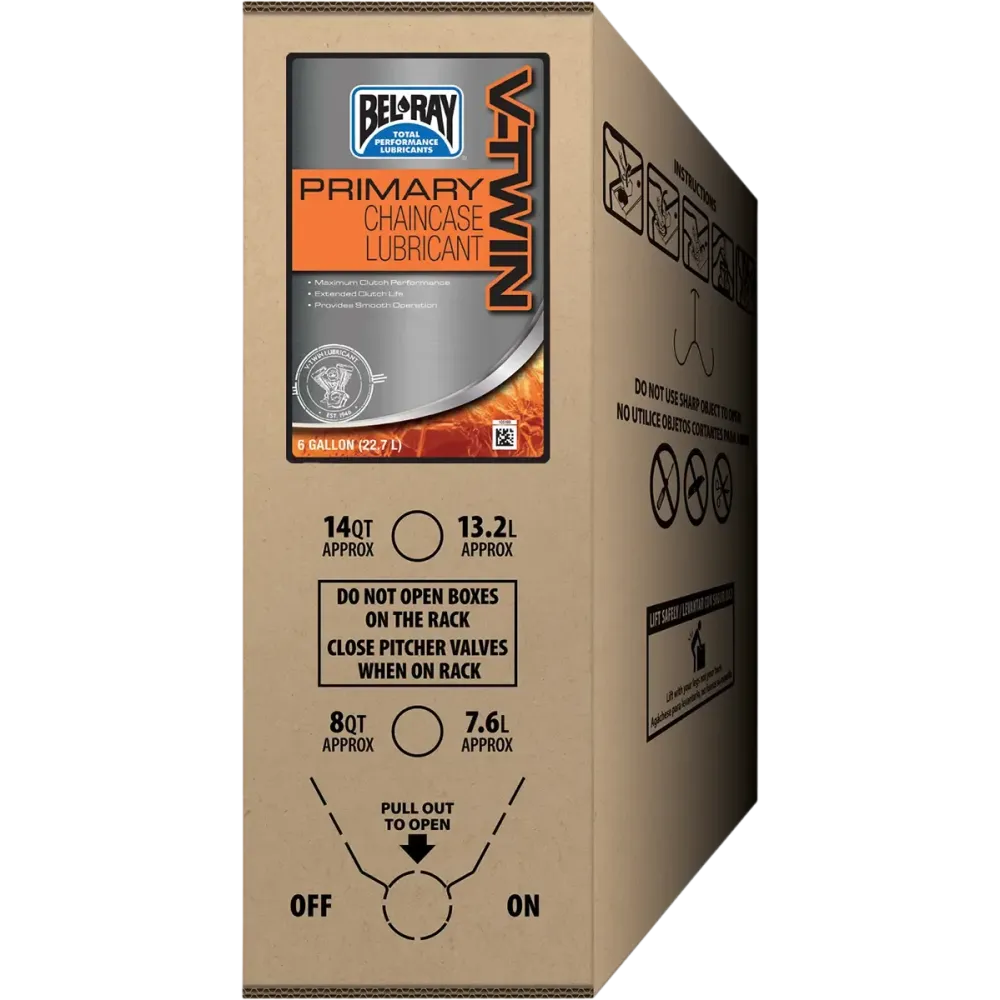 Primary V-Twin Chaincase Lubricant — 22.7 L (6 US gal.)
