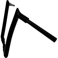 1-1/2" EZ Install Pointed Top Handlebar — 1-1/2" dia, 14" rise, 8" sweep, 1-1/4" clamp, Black