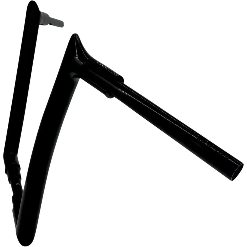 1-1/2" EZ Install Pointed Top Handlebar — 1-1/2" dia, 14" rise, 8" sweep, 1-1/4" clamp, Black