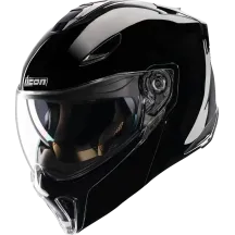 Threshold™ Solid Modular Helmet — XL, Black, Gloss