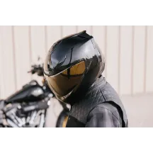 Threshold™ Solid Modular Helmet — XL, Black, Gloss