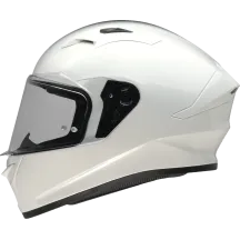 Casco Talon Sólido — XL, Blanco, Integral
