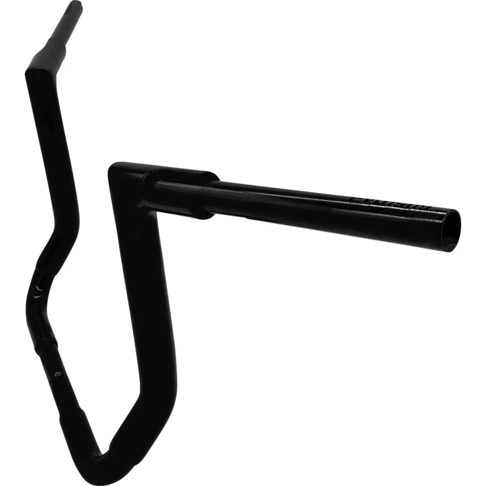 1-1/2" EZ Install Flat Top Handlebar — 1-1/2" diameter, 1" clamp, Black