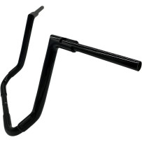 1-1/2" EZ Install Flat Top Handlebar — 25.4 mm clamp, Black