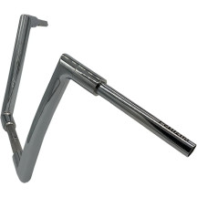 1-1/2" EZ Install Flat Top Handlebar — 1" clamp, 12" rise, 35" width