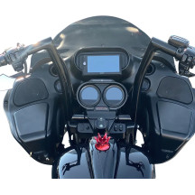1-1/2" EZ Install Flat Top Handlebar — 1-1/2" diameter, 16" rise, 35" width, black