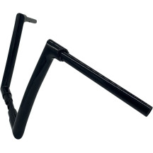 1-1/2" EZ Install Flat Top Handlebar — 35" width, 12" rise, 1-1/4" clamp, Black