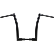 1-1/2" EZ Install Flat Top Handlebar — 1-1/2" (38 mm) diameter, 1-1/4" (32 mm) clamping diameter, Black
