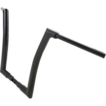 1-1/2" EZ Install Flat Top Handlebar — 1-1/2" (38 mm) diameter, 1-1/4" (32 mm) clamping diameter, Black