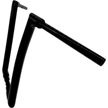 1-1/2" EZ Install Flat Top Handlebar — 1-1/2" (38 mm) diameter, 1-1/4" (32 mm) clamping diameter, Black