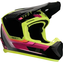 Fleet Defy Helmet — Black/Acid, Small