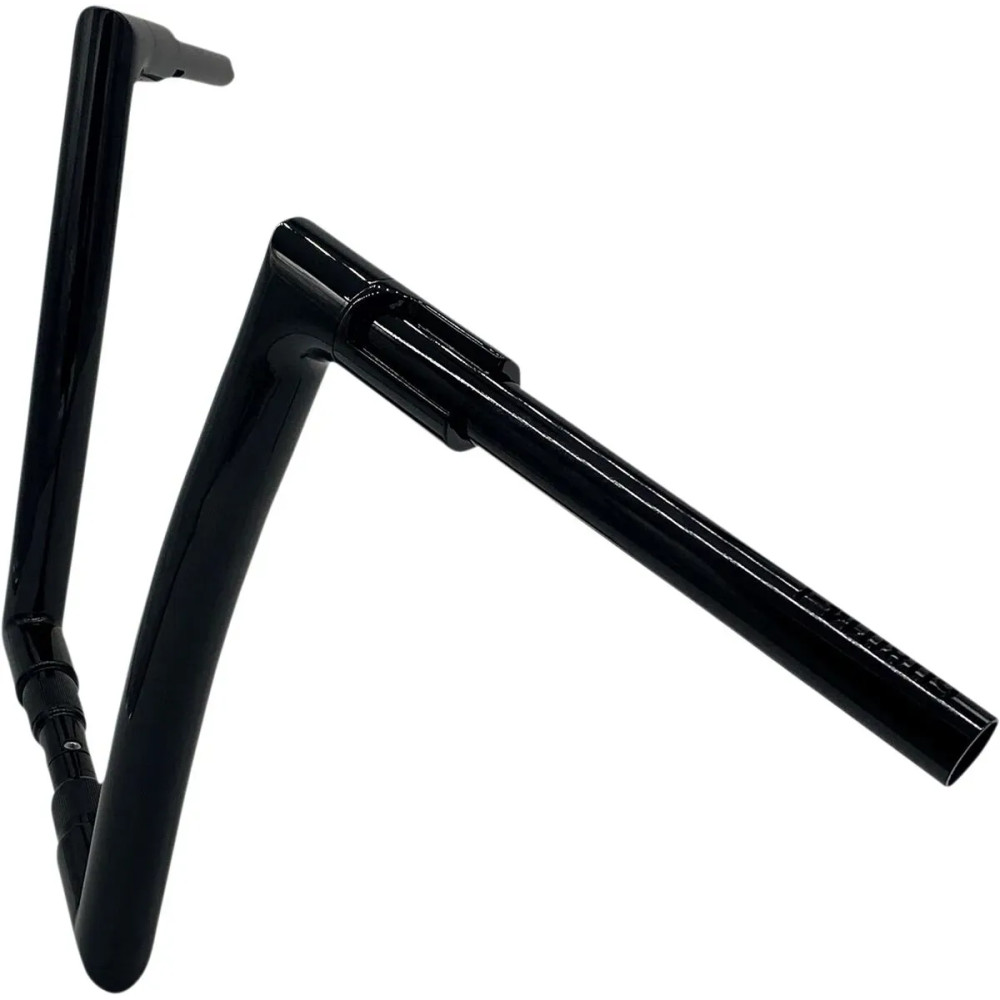 1-1/2" EZ Install Flat Top Handlebar — 1-1/2" dia, 14" rise, 35" width, Black