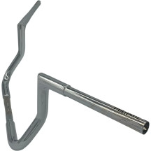 1-1/4" EZ Install Flat Top Handlebar — center width 15-1/2", clamp 1", chrome