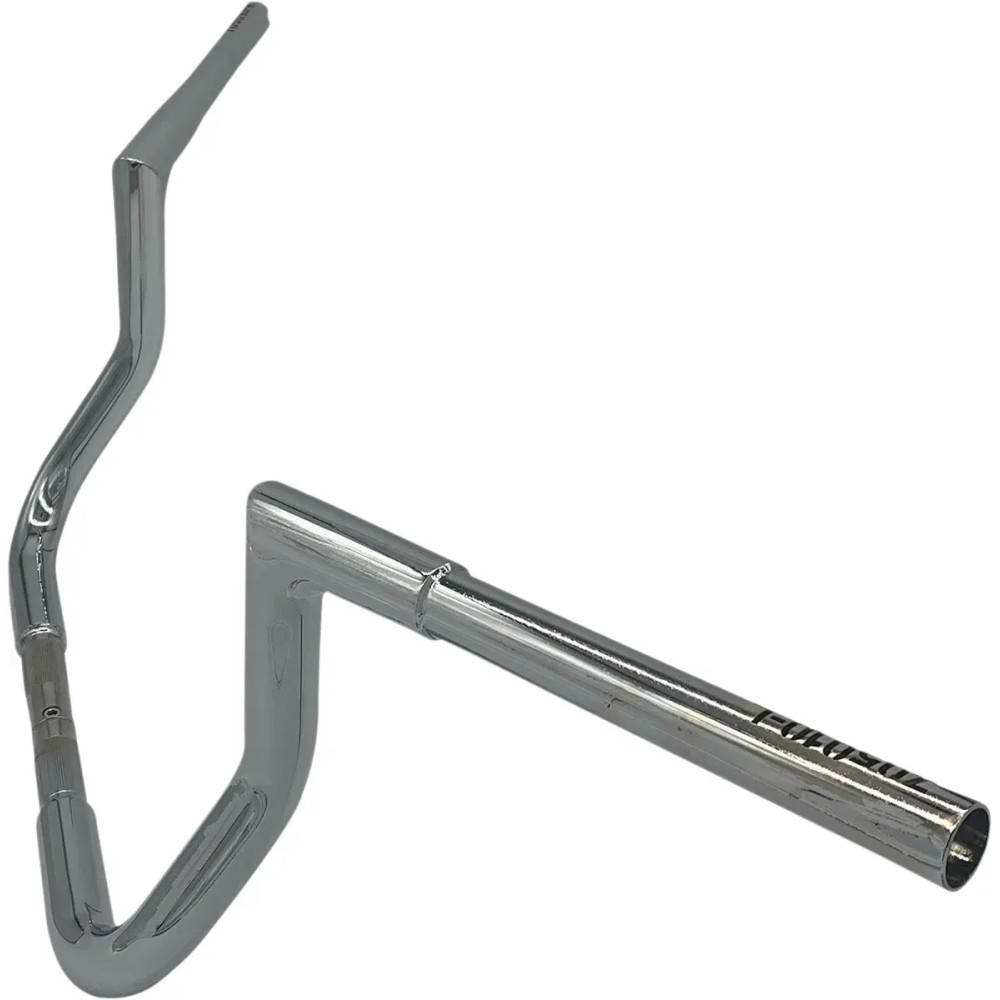 1-1/4" EZ Install Flat Top Handlebar — center width 15-1/2", clamp 1", chrome