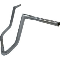 Manillar plano EZ Install de 1-1/4" — diámetro 1-1/4", abrazadera 1", ancho central 15-1/2", cromo