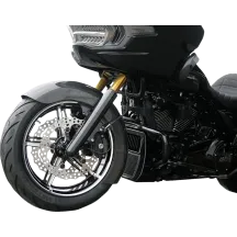 Kit de rueda delantera Factory 24 — 18x5.5, negro mecanizado